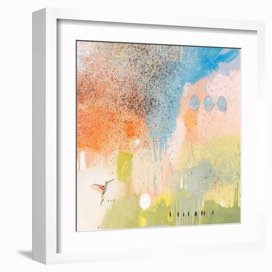 Hummingbird at Home 1-Anthony Grant-Framed Art Print