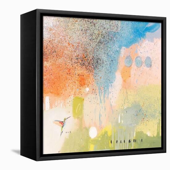 Hummingbird at Home 1-Anthony Grant-Framed Stretched Canvas