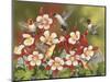 Hummingbird Feeding Frenzy-William Vanderdasson-Mounted Giclee Print