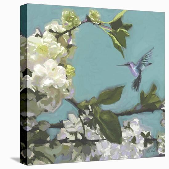 Hummingbird Florals I-Rick Novak-Stretched Canvas