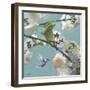 Hummingbird Florals II-Rick Novak-Framed Art Print