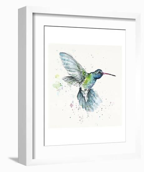 Hummingbird Flurry-Sillier than Sally-Framed Art Print