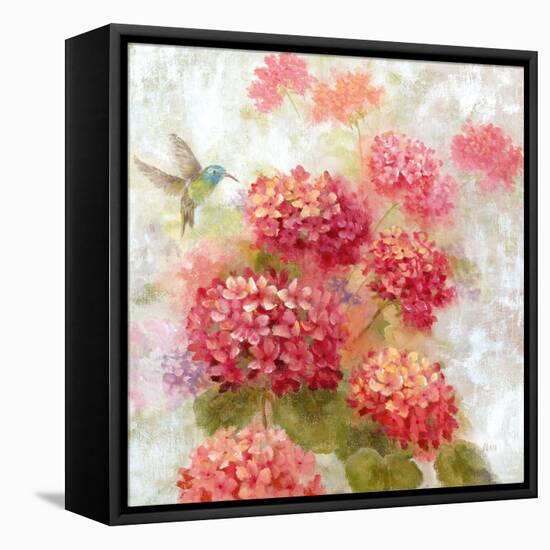 Hummingbird Garden I-null-Framed Stretched Canvas