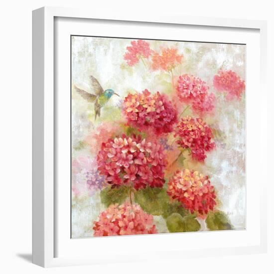 Hummingbird Garden I-null-Framed Art Print