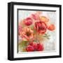 Hummingbird Garden II-null-Framed Art Print