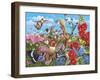 Hummingbird Garden-William Vanderdasson-Framed Giclee Print