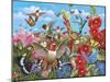 Hummingbird Garden-William Vanderdasson-Mounted Giclee Print