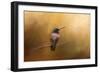 Hummingbird in Autumn-Jai Johnson-Framed Giclee Print