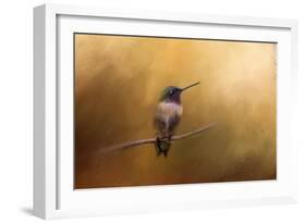 Hummingbird in Autumn-Jai Johnson-Framed Giclee Print