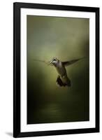 Hummingbird over Water-Jai Johnson-Framed Giclee Print