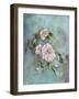 Hummingbird with Camellias-Sarah Davis-Framed Giclee Print