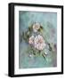 Hummingbird with Camellias-Sarah Davis-Framed Giclee Print