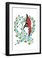 Hummingbird-Danny Dennis-Framed Art Print