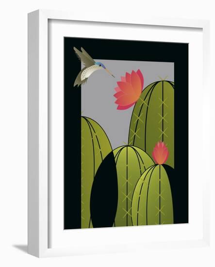 Hummingbird-Marie Sansone-Framed Giclee Print