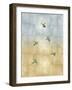 Hummingbirds in Flight II-Tina Blakely-Framed Art Print