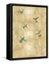 Hummingbirds on Gold II-Tina Blakely-Framed Stretched Canvas