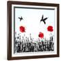 Hummingbirds-mcherevan-Framed Art Print