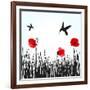 Hummingbirds-mcherevan-Framed Art Print