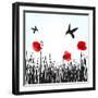 Hummingbirds-mcherevan-Framed Art Print