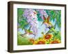 Hummingbirds-Olga Kovaleva-Framed Giclee Print