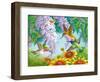 Hummingbirds-Olga Kovaleva-Framed Premium Giclee Print