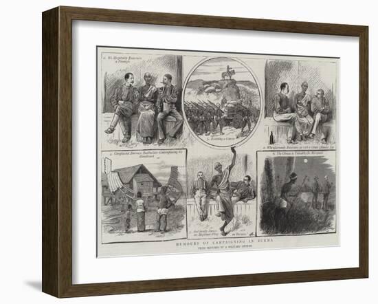 Humours of Campaigning in Burma-William Ralston-Framed Giclee Print