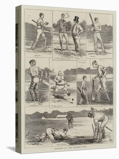 Humours of the Cricket-Field-Alfred Chantrey Corbould-Stretched Canvas