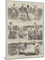 Humours of the Cricket-Field-Alfred Chantrey Corbould-Mounted Giclee Print