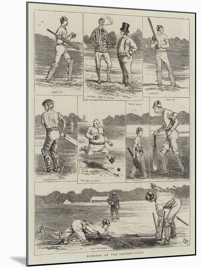 Humours of the Cricket-Field-Alfred Chantrey Corbould-Mounted Giclee Print