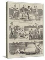 Humours of the Cricket-Field-Alfred Chantrey Corbould-Stretched Canvas