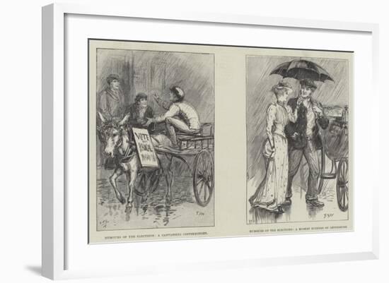 Humours of the Elections-Francis S. Walker-Framed Giclee Print