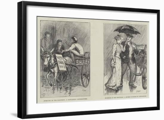 Humours of the Elections-Francis S. Walker-Framed Giclee Print