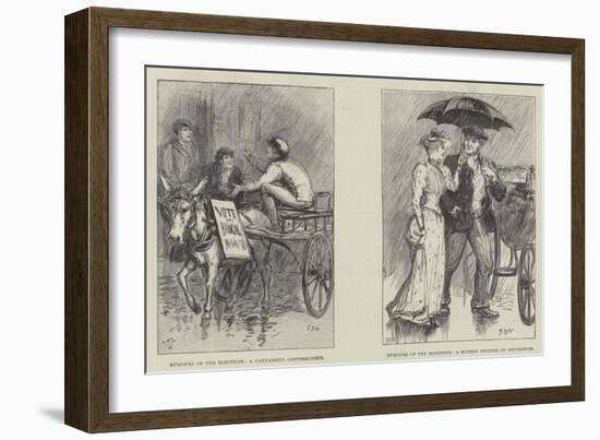 Humours of the Elections-Francis S. Walker-Framed Giclee Print