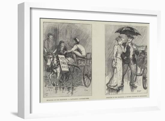 Humours of the Elections-Francis S. Walker-Framed Giclee Print