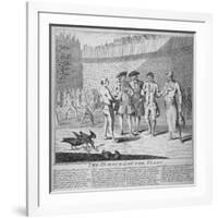 Humours of the Fleet Prison, 1749-null-Framed Giclee Print