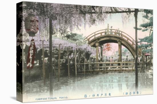 Hump-Backed Bridge, Kameido Tenjin-null-Stretched Canvas