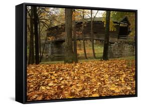 Humpback Covered Bridge, Covington, Virginia, USA-Charles Gurche-Framed Stretched Canvas