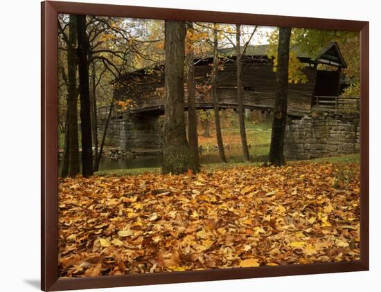 Humpback Covered Bridge, Covington, Virginia, USA-Charles Gurche-Framed Photographic Print