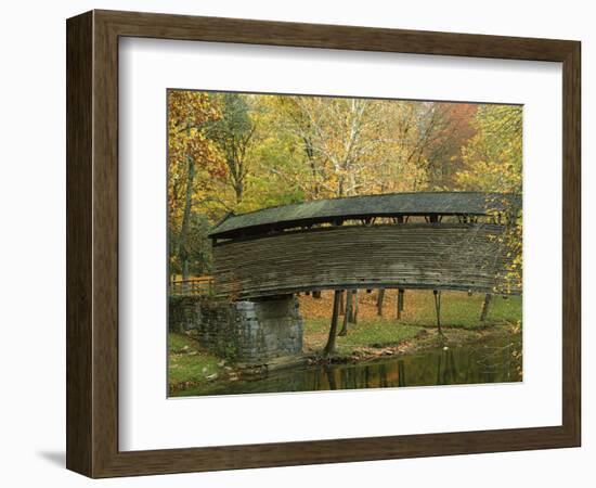 Humpback Covered Bridge, Covington, Virginia, USA-Charles Gurche-Framed Photographic Print