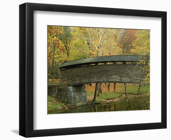 Humpback Covered Bridge, Covington, Virginia, USA-Charles Gurche-Framed Photographic Print