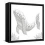 Humpback From The Deep-Pam Varacek-Framed Stretched Canvas