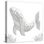 Humpback From The Deep-Pam Varacek-Stretched Canvas