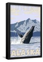 Humpback Whale, Juneau, Alaska-null-Framed Poster