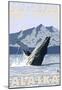 Humpback Whale, Juneau, Alaska-null-Mounted Poster