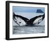 Humpback Whale Tail While Diving in Frederick Sound, Tongass National Forest, Alaska, Usa-Paul Souders-Framed Premium Photographic Print