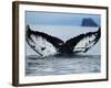 Humpback Whale Tail While Diving in Frederick Sound, Tongass National Forest, Alaska, Usa-Paul Souders-Framed Photographic Print