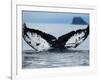 Humpback Whale Tail While Diving in Frederick Sound, Tongass National Forest, Alaska, Usa-Paul Souders-Framed Photographic Print