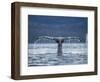 Humpback Whale Tail While Diving in Frederick Sound, Tongass National Forest, Alaska, Usa-Paul Souders-Framed Premium Photographic Print