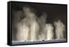 Humpback Whales Spouting While Feeding in Chatham Strait-Paul Souders-Framed Stretched Canvas