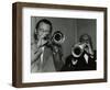 Humphrey Lyttelton and Sidney Bechet at Colston Hall, Bristol, 1956-Denis Williams-Framed Photographic Print